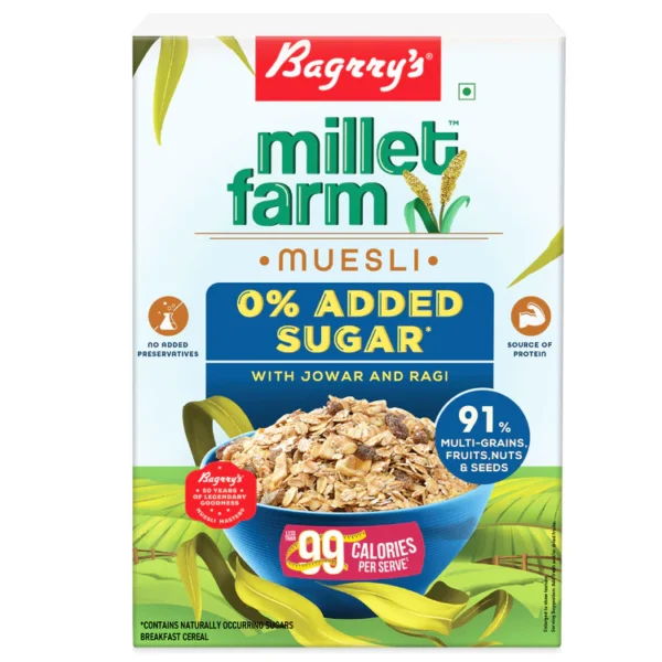 Millet Muesli - 0% Added Sugar, 500g