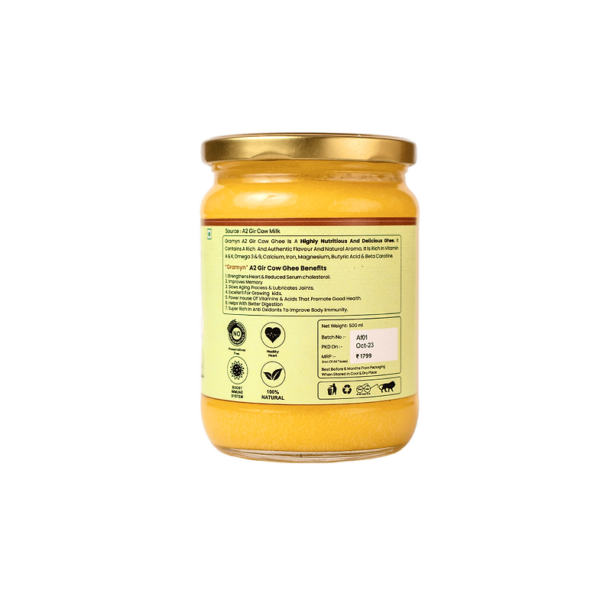 A2 Gir Cow Ghee 500gm - Image 4