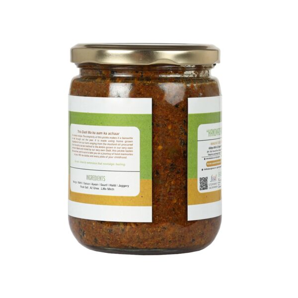 Dadi Ma ka – Mango pickle (400g) - Image 3