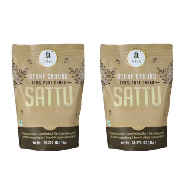 Organic SATTU Powder- Pack of 2 (2kg)