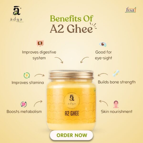 A2 Gir Cow Ghee Pack of 2 (100ml) - Image 2