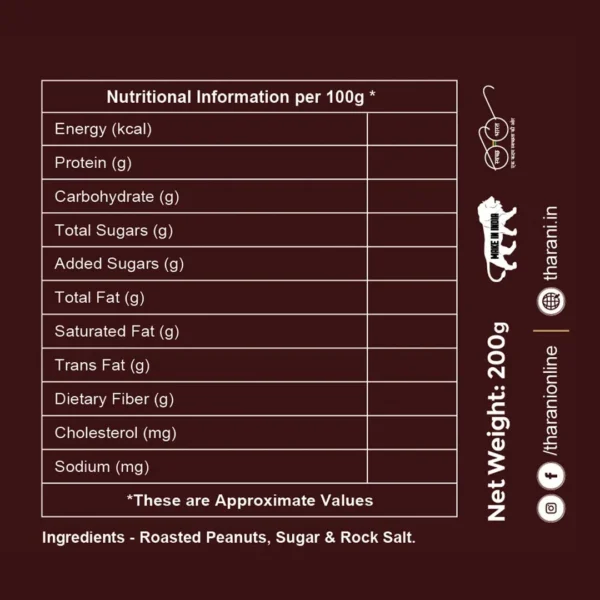 Peanut Butter-100G highest quality farm-picked peanuts with 100% pure jaggery. - Image 2