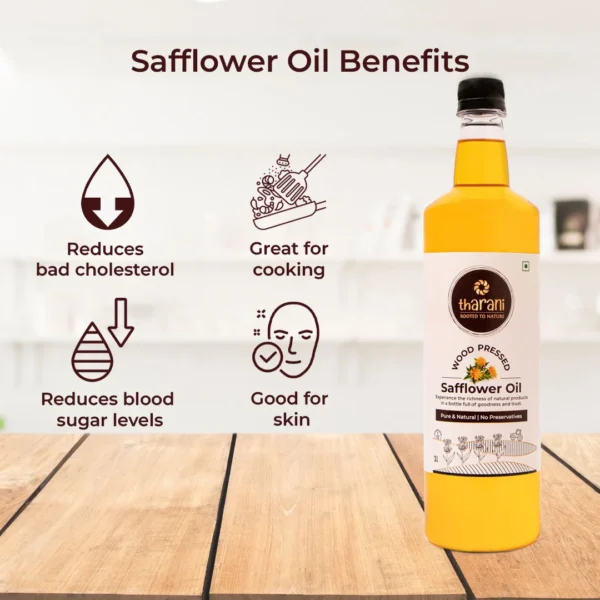 Tharani Safflower Oil Enhance your health with the Tharani Safflower Oil | 1L - Image 3