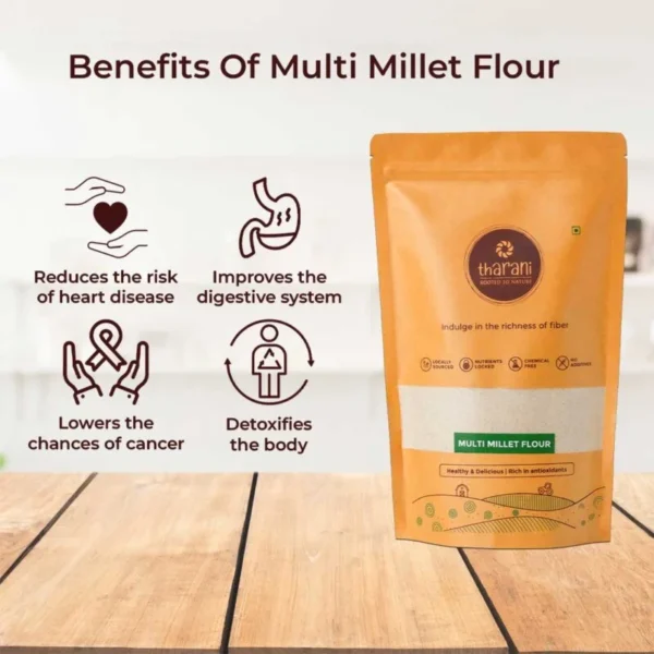 Multi Millet Flour-Multi-millet flour is a mixture of foxtail millet-500g - Image 3