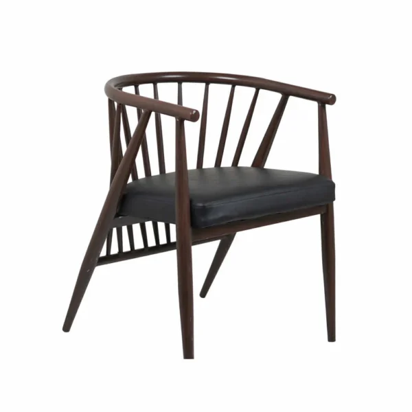 Ala Metal With Wooden Finish Chair