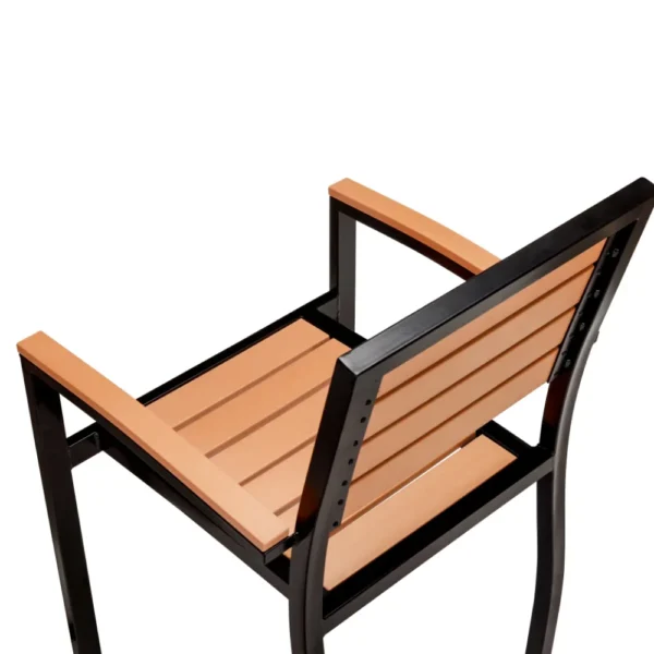 Baga MS Outdoor Chair With Pine Wood Blocks - Image 2