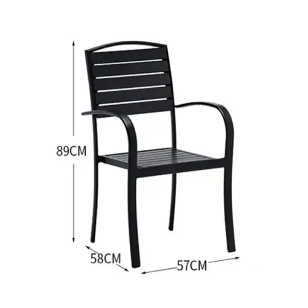 Falak Outdoor Aluminium Chair - Image 4