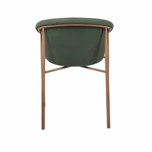 Fiza Green Metal Cafe Chair - Image 3