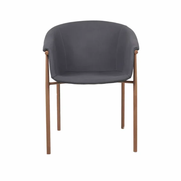 Fiza Grey Cushion Chair - Image 3