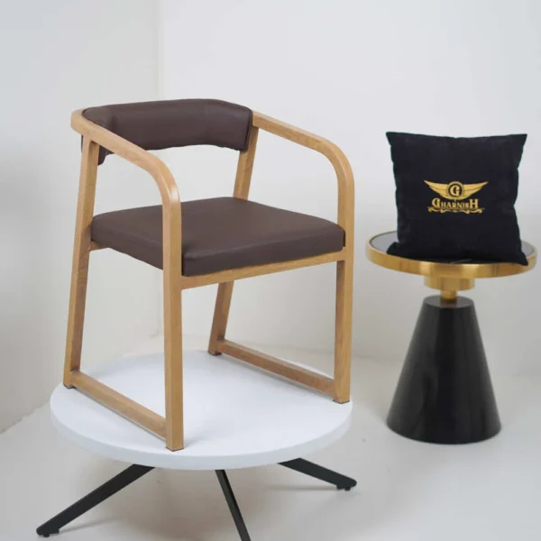 Fletch Maroon Metal Chair - Image 3