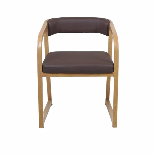 Fletch Maroon Metal Chair - Image 2