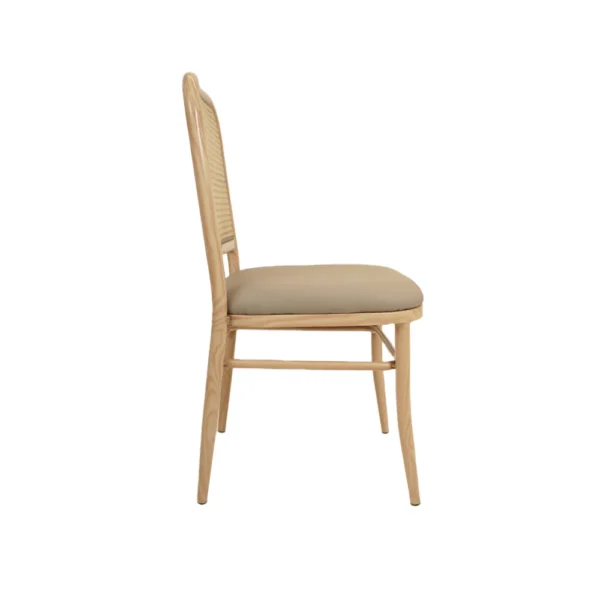 Peru Light Metal Cane Restaurant Chair - Image 5