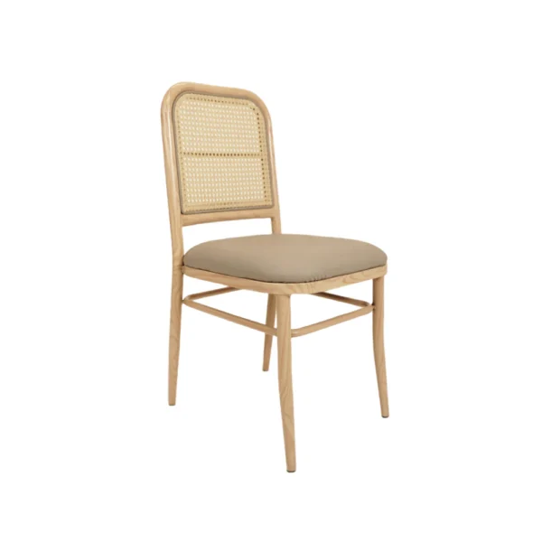 Peru Light Metal Cane Restaurant Chair