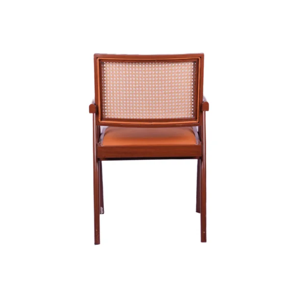 Rattan Box Metal Restaurant Chair - Image 2