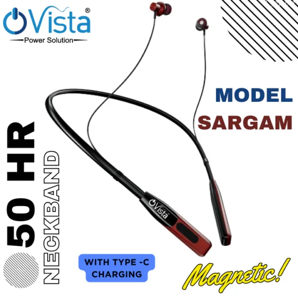 Ovista Bluetooth Neckband (Sargam) - Image 5