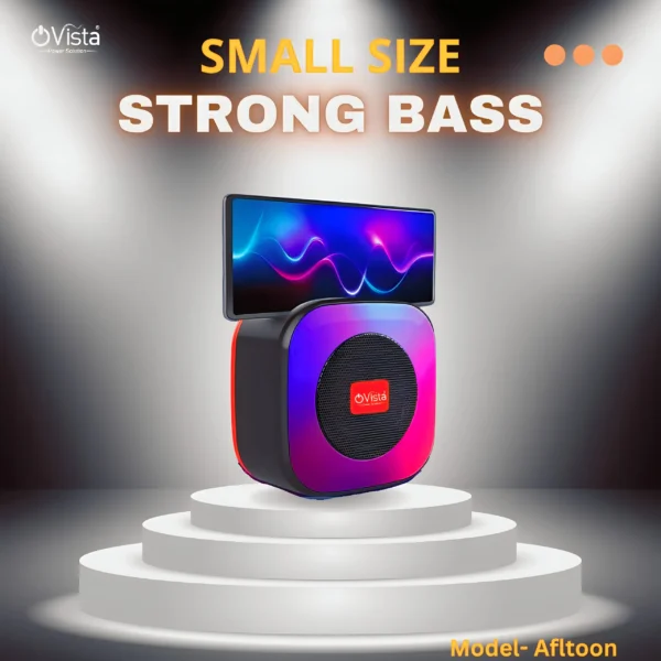 Ovista Aflatoon Super Bass Bluetooth Speaker - Image 3