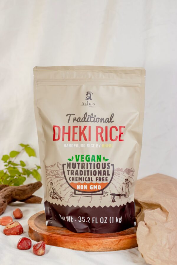 Hand Pounded Rice (Dheki Rice) 1KG - Image 2