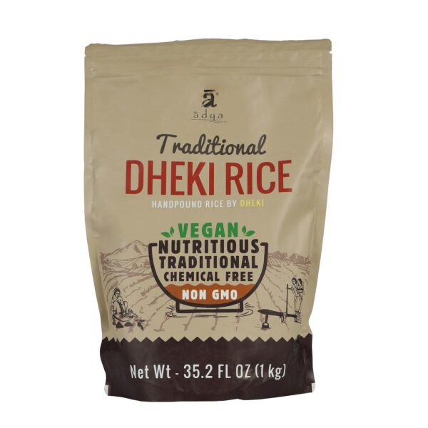 Hand Pounded Rice (Dheki Rice) 1KG