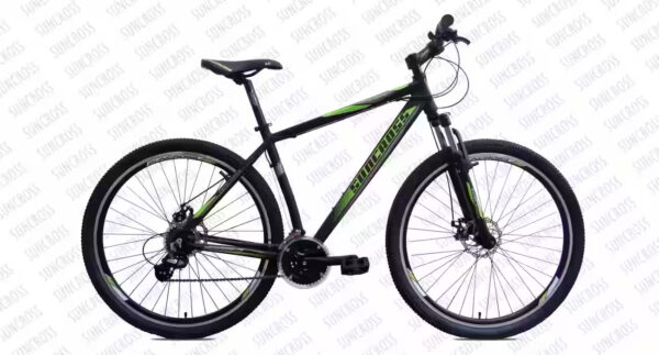 Suncross Surge - 29er Bicycle Black & Grey & White